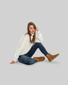 Back view Suede Chelsea Boots - Calf Leather Handcrafted | Bespoky