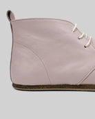 Side view Pink Ankle Boots - Calf Leather Zero Drop | Bespoky