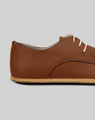 Back view Dark Brown Oxford Shoes - Calf Leather Handcrafted | Bespoky