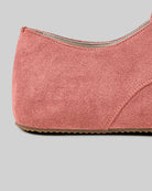 Top view Pink Suede Oxford Shoes - Handcrafted Calf Leather | Bespoky