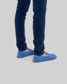 Detail Blue Barefoot Shoes - Handcrafted Calf Leather Turkey | Bespoky