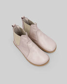 Women's Pink Chelsea Boots - Handcrafted Calf Leather Wide Toe Box | Bespoky