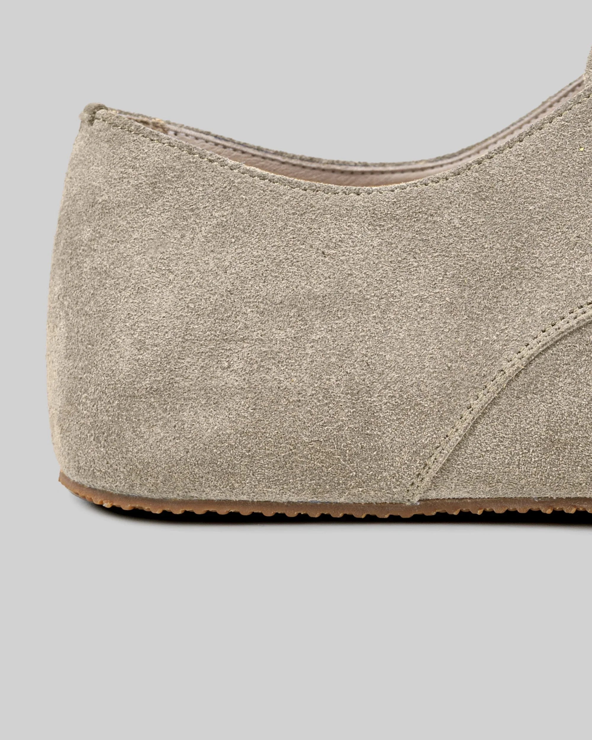 Top view Suede Oxford Shoes - Handcrafted Calf Leather | Bespoky