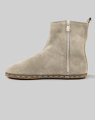 Top view Cream Chelsea Boots - Handcrafted Calf Leather | Bespoky