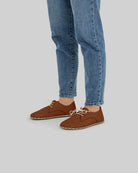 Top view Dark Brown Oxford Shoes - Handcrafted Calf Leather | Bespoky