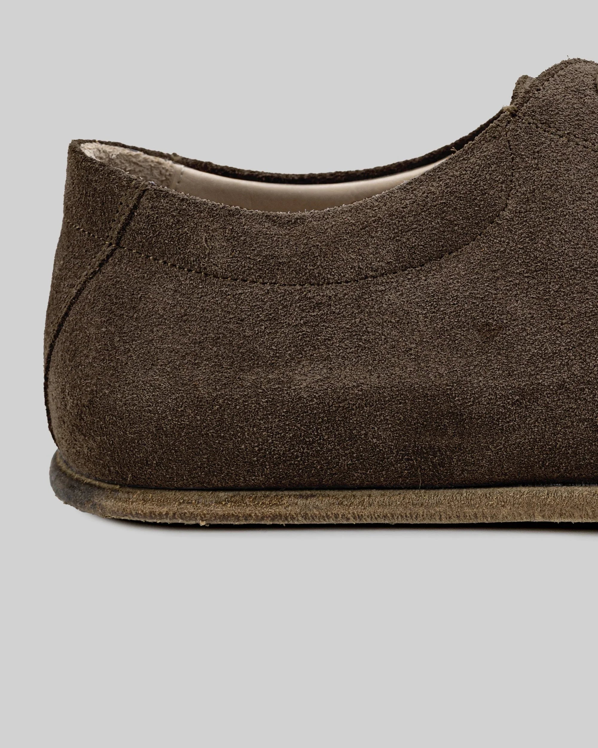 Top view Brown Barefoot Sneaker - Handcrafted Calf Leather | Bespoky