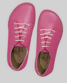 Side view Fuchsia Barefoot Sneaker - Calf Leather Zero Drop | Bespoky