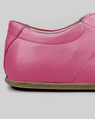 Top view Fuchsia Barefoot Sneaker - Handcrafted Calf Leather | Bespoky