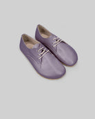 Men's Purple Oxford Shoes - Handcrafted Calf Leather Wide Toe Box | Bespoky