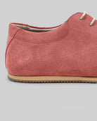Side view Pink Barefoot Sneaker - Calf Leather Zero Drop | Bespoky