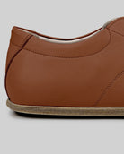 Top view Dark Brown Barefoot Sneaker - Handcrafted Calf Leather | Bespoky