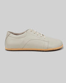 Detail Lucas Beige Barefoot Sneaker - Handcrafted Calf Leather Turkey | Bespoky