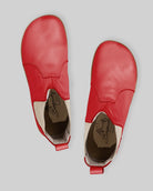 Side view Red Chelsea Boots - Calf Leather Zero Drop | Bespoky