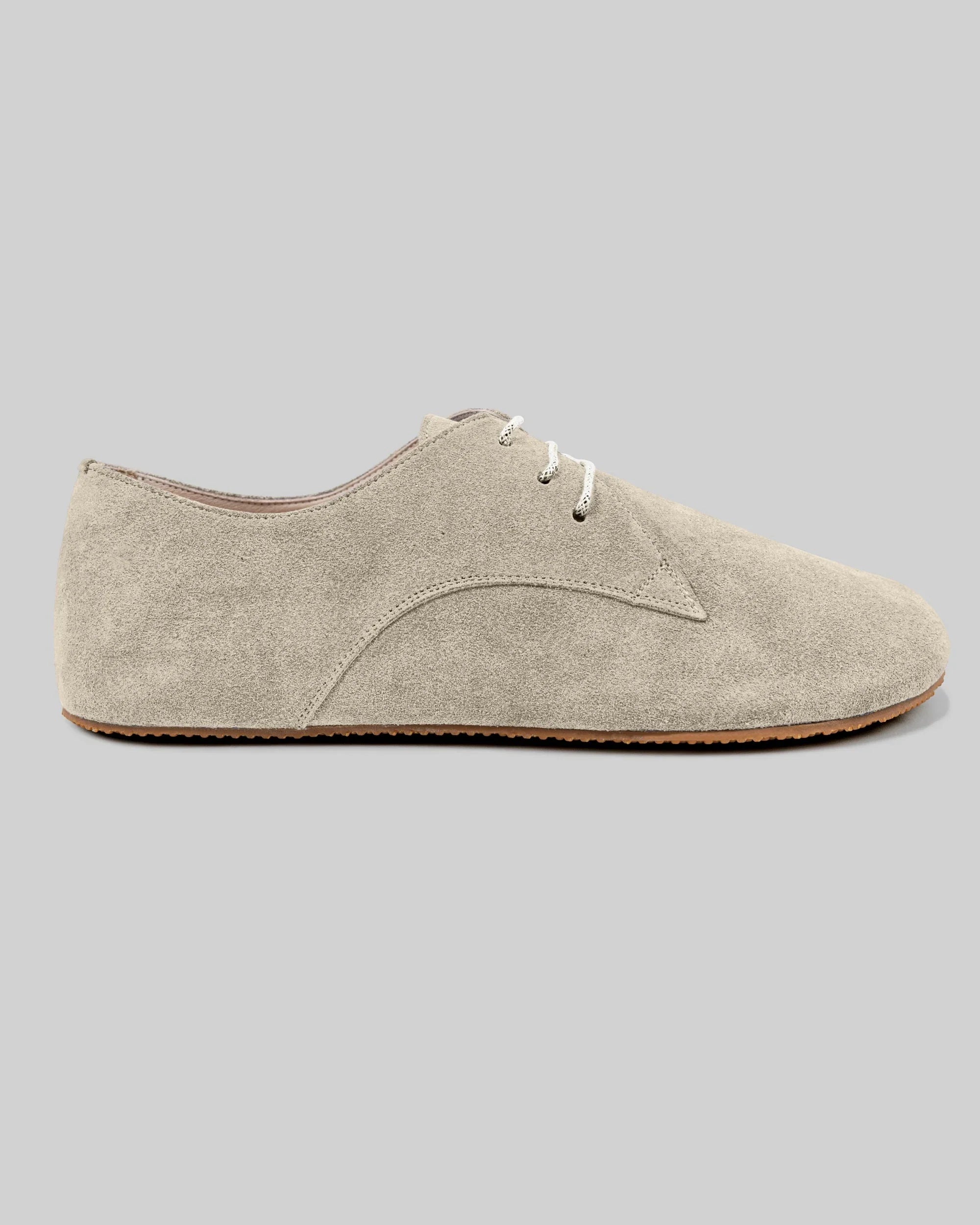 Top view Cream Oxford Shoes - Handcrafted Calf Leather | Bespoky
