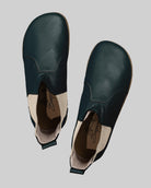 Side view Dark Green Chelsea Boots - Calf Leather Zero Drop | Bespoky