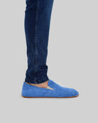 Pair Blue Barefoot Shoes - Barefoot Wide Toe Calf Leather | Bespoky