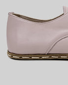 Detail Pink Oxford Shoes - Handcrafted Calf Leather Turkey | Bespoky
