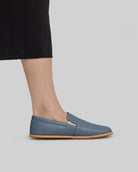 Pair Jean Blue Barefoot Shoes - Barefoot Wide Toe Calf Leather | Bespoky