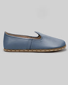 Side view Jean Blue Barefoot Yemeni - Calf Leather Zero Drop | Bespoky